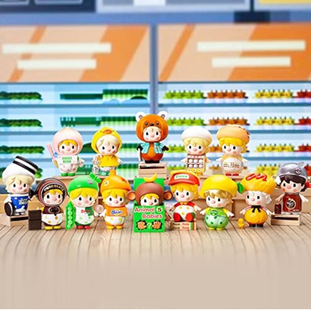 POP MART Sweet Bean Supermarket Series 2, 12PCs Sweet Bean Blind Box Figures - Picture 2 of 10